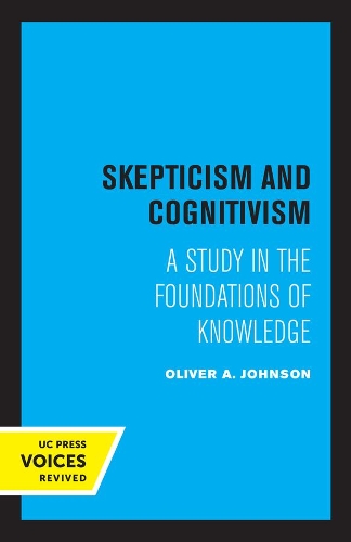 Бумажная книга «Skepticism and Cognitivism: A Study in the Foundations of Knowledge», автор Оливер А. Джонсон - фото №1