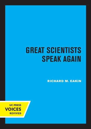 Бумажная книга «Great Scientists Speak Again», автор Ричард М. Икин - фото №1