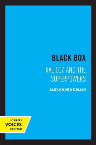 Паперова книга «Black Box: KAL 007 and the Superpowers», автор Александр Даллін - фото №1