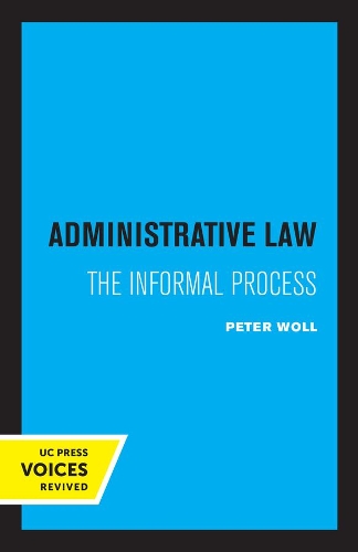 Бумажная книга «Administrative Law: The Informal Process», автор Питер Уолл - фото №1
