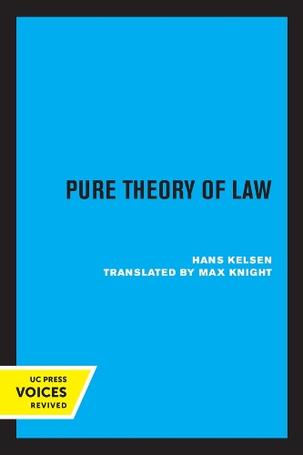 Паперова книга «Pure Theory of Law», автор Ганс Кельзен - фото №1