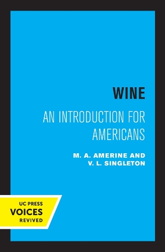 Бумажная книга «Wine: An Introduction for Americans», авторов М. A. AМерин, В. Л. Синглтон - фото №1