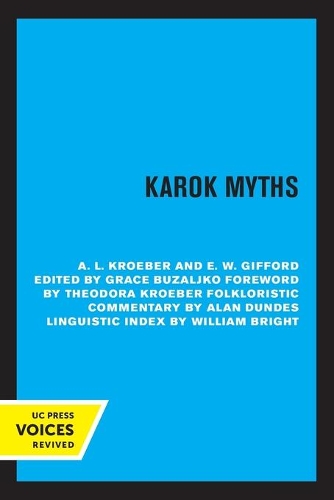 Паперова книга «Karok Myths», авторів А. Л. Кроебер, Е.В. Гіффорд - фото №1