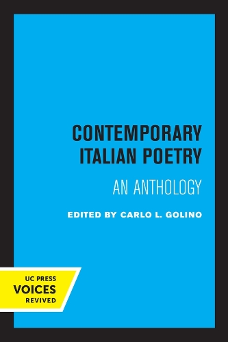 Паперова книга «Contemporary Italian Poetry: An Anthology», автор Карло Л. Голіно - фото №1