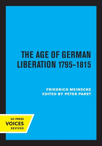 Паперова книга «The Age of German Liberation 1795-1815», автор Фрідріх Майнеке - фото №1