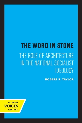 Бумажная книга «The Word in Stone: The Role of Architecture in the National Socialist Ideology», автор Роберт Р. Тейлор - фото №1