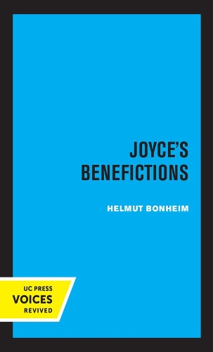 Бумажная книга «Joyce's Benefictions: Perspectives in Criticism», автор Гельмут Бонхайм - фото №1