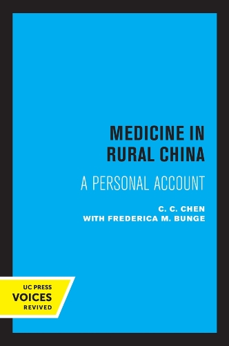 Паперова книга «Medicine in Rural China: A Personal Account», автор К. К. Чен - фото №1