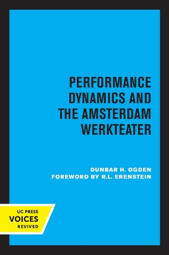 Бумажная книга «Performance Dynamics and the Amsterdam Werkteater», автор Данбар Х. Огден - фото №1