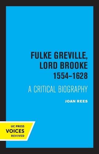 Паперова книга «Fulke Greville, Lord Brooke 1554-1628: A Critical Biography», автор Джоан Ріс - фото №1