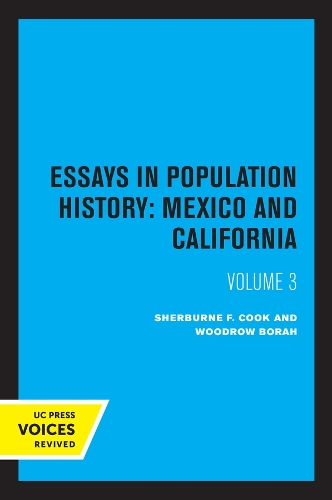 Паперова книга «Essays in Population History, Volume Three: Mexico and California», авторів Шерберн Ф. Кук, Вудроу Бора - фото №1