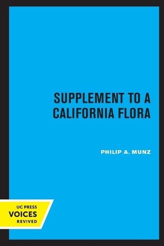 Паперова книга «Supplement to A California Flora», автор Філіп А. Манц - фото №1