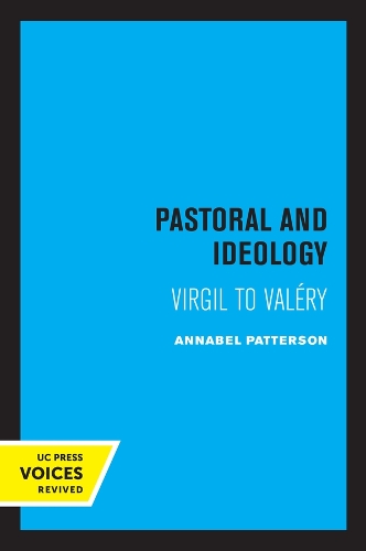 Паперова книга «Pastoral and Ideology: Virgil to Valéry», автор Аннабель Паттерсон - фото №1