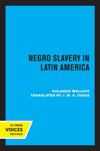 Бумажная книга «Negro Slavery in Latin America», автор Роландо Меллафе - фото №1