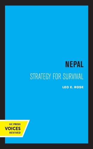 Бумажная книга «Nepal: Strategy for Survival», автор Лео Э. Роуз - фото №1