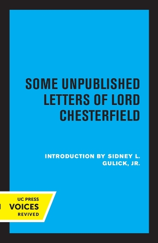 Бумажная книга «Some Unpublished Letters of Lord Chesterfield», автор Лорд Честерфилд - фото №1