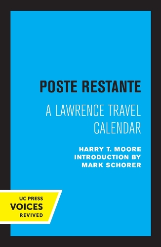 Бумажная книга «Poste Restante: A Lawrence Travel Calendar», автор Гарри Т. Мур - фото №1