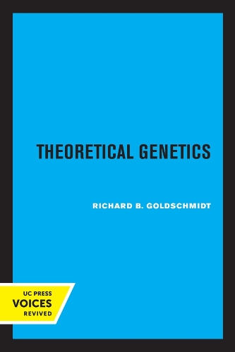 Бумажная книга «Theoretical Genetics», автор Ричард Б. Голдшмидт - фото №1