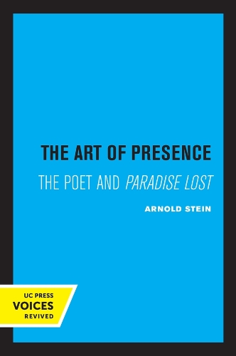 Бумажная книга «The Art of Presence: The Poet and Paradise Lost», автор Арнольд Штайн - фото №1
