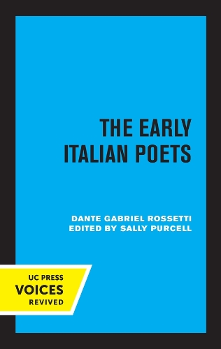 Бумажная книга «The Early Italian Poets», автор Данте Габриэль Россетти - фото №1