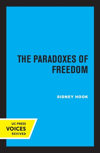 Паперова книга «The Paradoxes of Freedom», автор Сідні Хук - фото №1