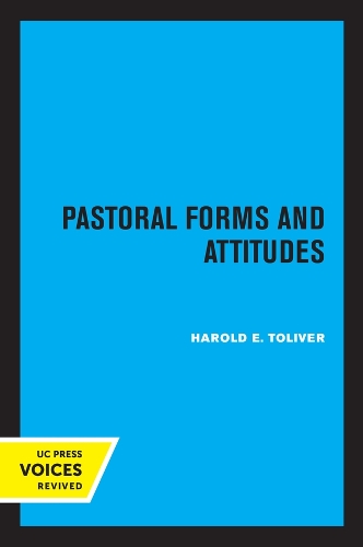 Паперова книга «Pastoral Forms and Attitudes», автор Гарольд Е. Толівер - фото №1