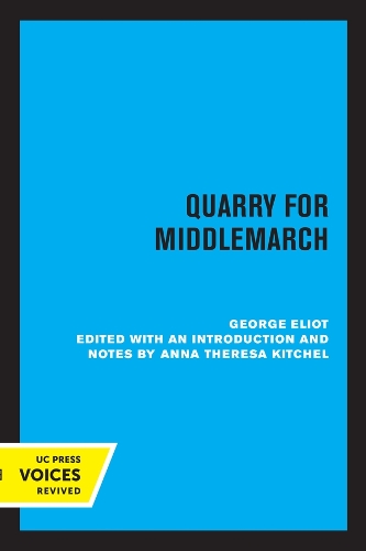 Паперова книга «Quarry for Middlemarch», автор Джордж Еліот - фото №1
