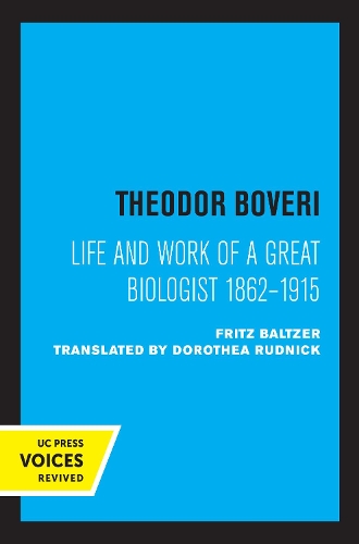 Бумажная книга «Theodor Boveri: Life and Work of a Great Biologist», автор Фриц Бальтцер - фото №1