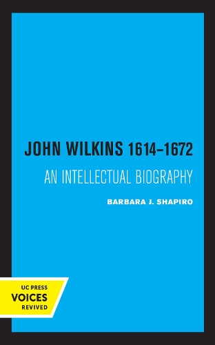 Бумажная книга «John Wilkins 1614-1672: An Intellectual Biography», автор Барбара Дж. Шапиро - фото №1
