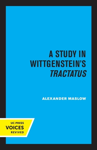 Бумажная книга «A Study in Wittgenstein's Tractatus», автор Александр Маслоу - фото №1