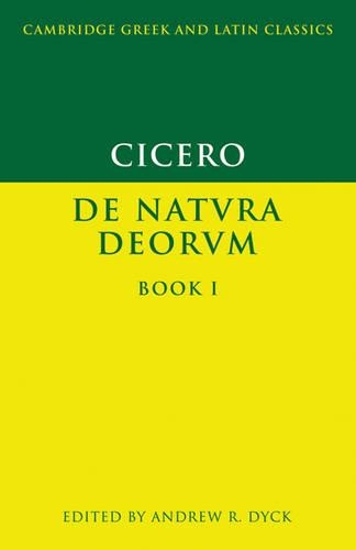 Паперова книга «Cicero: De Natura Deorum Book I», автор Марк Туллій Цицерон - фото №1