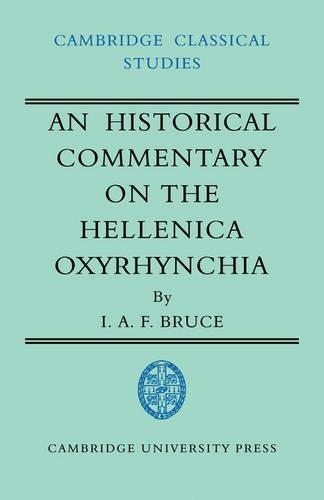 Бумажная книга «An Historical Commentary on the Hellenica Oxyrhynchia», автор И. А. Ф. Брюс - фото №1