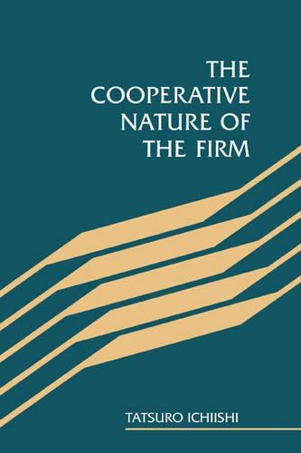 Паперова книга «The Cooperative Nature of the Firm», автор Тацуро Ічііші - фото №1