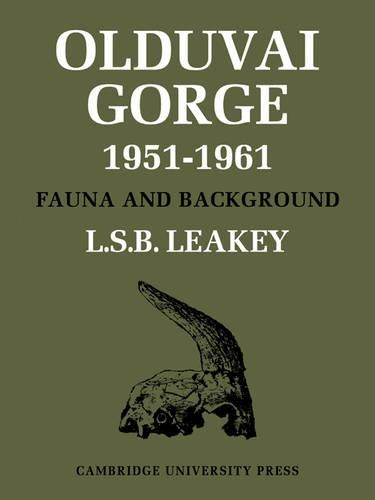 Паперова книга «Olduvai Gorge», автор Л. С. Б. Лікі - фото №1