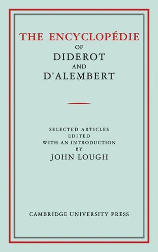 Бумажная книга «The Encyclopédie of Diderot and D'Alembert: Selected Articles», автор Дидро - фото №1