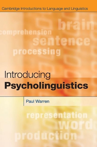 Паперова книга «Introducing Psycholinguistics», автор Пол Уоррен - фото №1