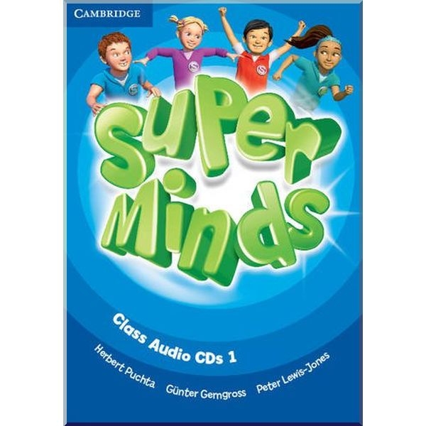 [object Object] «Super Minds. Level 1. Class Audio CDs», авторів Герберт Пухта, Гюнтер Гернгросс, Пітер Льюїс-Джонс - фото №1