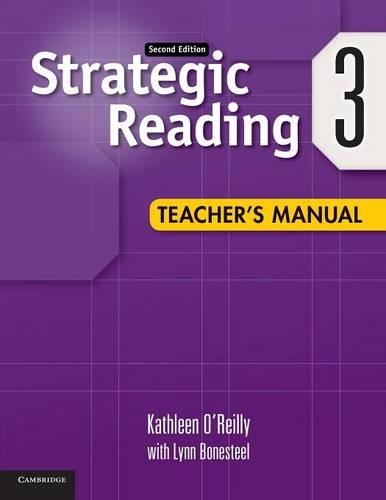 Паперова книга «Strategic Reading. Level 3. Teacher's Manual», автор Кетлін О'Рейлі - фото №1
