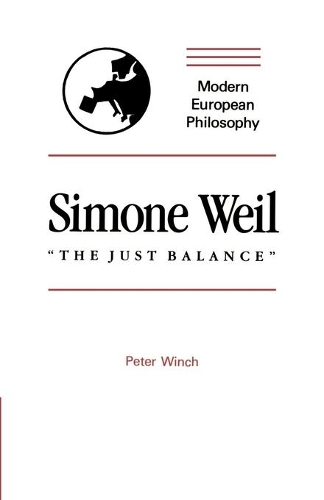 Паперова книга «Simone Weil: "The Just Balance"», автор Пітер Вінч - фото №1