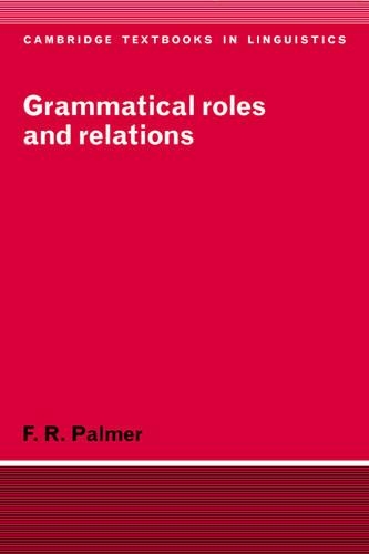 Паперова книга «Grammatical Roles and Relations», автор Френк Роберт Палмер - фото №1
