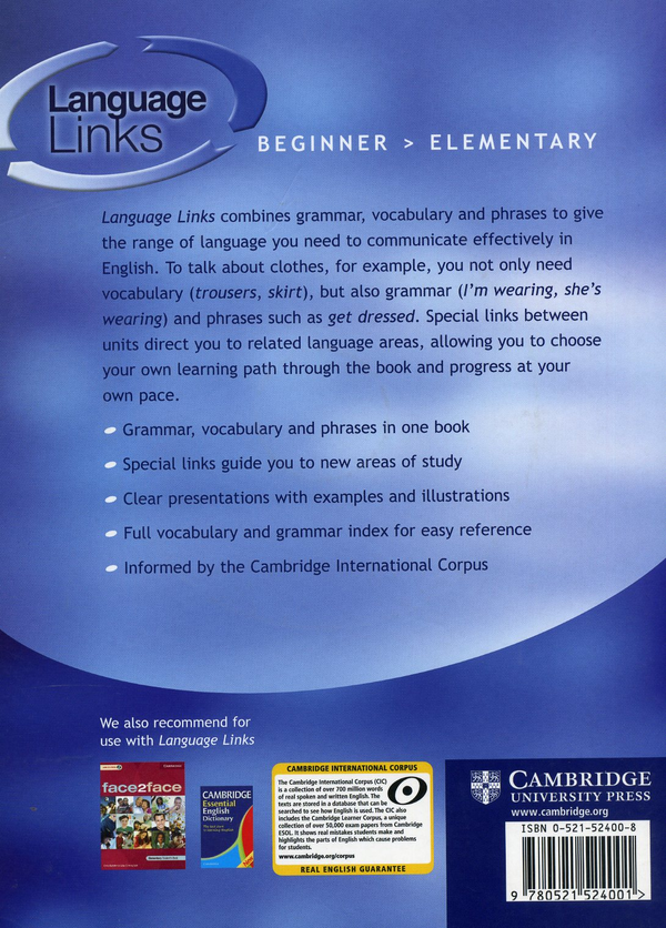 [object Object] «Language Links Book and Audio CD Pack: Grammar and Vocabulary for Self-study », автор Едріан Дофф - фото №2 - мініатюра
