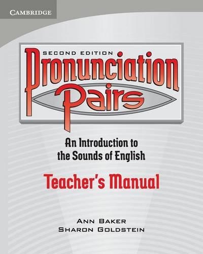 Бумажная книга «Pronunciation Pairs Teacher's Book», автор Энн Бейкер - фото №1