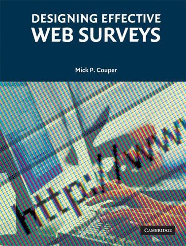 Паперова книга «Designing Effective Web Surveys», автор Мік П. Купер - фото №1