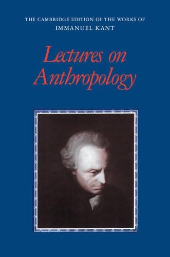 Бумажная книга «Lectures on Anthropology», автор Иммануил Кант - фото №1