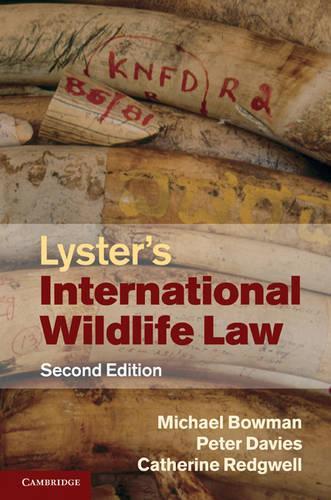 Бумажная книга «Lyster's International Wildlife Law», автор Питер Дэйвис - фото №1