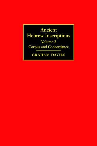 Паперова книга «Ancient Hebrew Inscriptions: Volume 2: Corpus and Concordance», автор Грем Девіс - фото №1