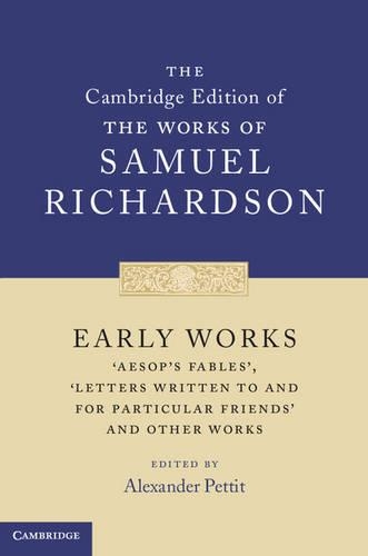 Бумажная книга «Early Works: 'Aesop's Fables', 'Letters Written to and for Particular Friends' and Other Works», автор Сэмюэл Ричардсон - фото №1