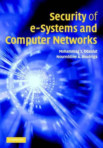 [object Object] «Security of e-Systems and Computer Networks», авторів Мохаммад Обайдат, Нуреддін Будріга - фото №1