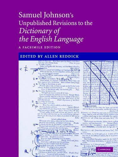 Паперова книга «Samuel Johnson's Unpublished Revisions to the Dictionary of the English Language: A Facsimile Edition», автор Семюел Джонсон - фото №1