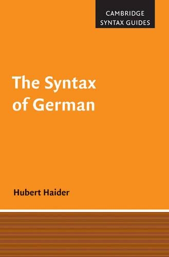 [object Object] «The Syntax of German», автор Хуберт Хайдер - фото №1